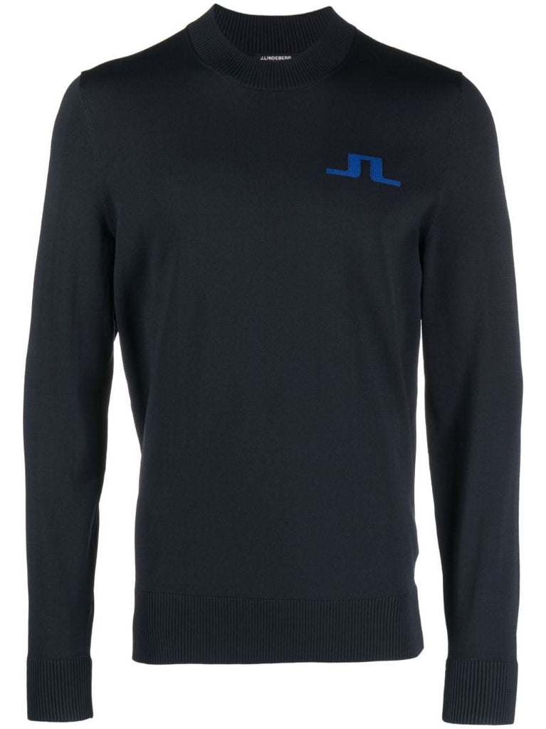 Blue Gus Logo-embroidered Golf Sweater