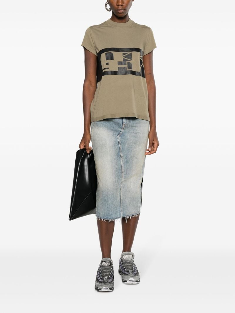 Green Logo-print Cotton T-shirt