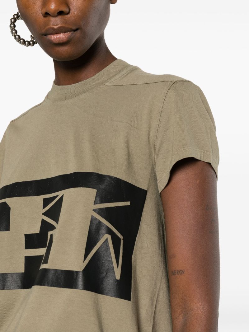 Green Logo-print Cotton T-shirt