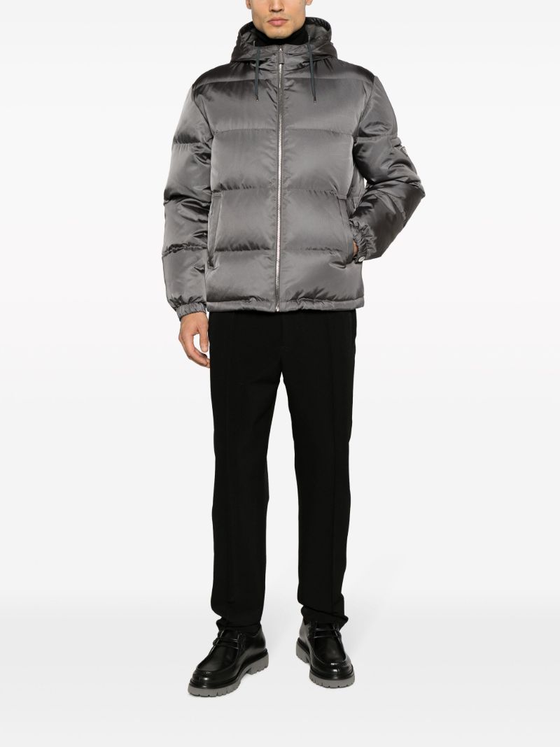 Grey Re-nylon Padded Jacket
