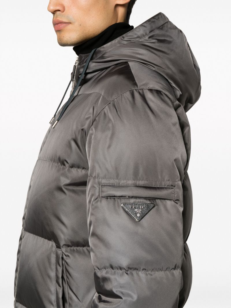 Grey Re-nylon Padded Jacket
