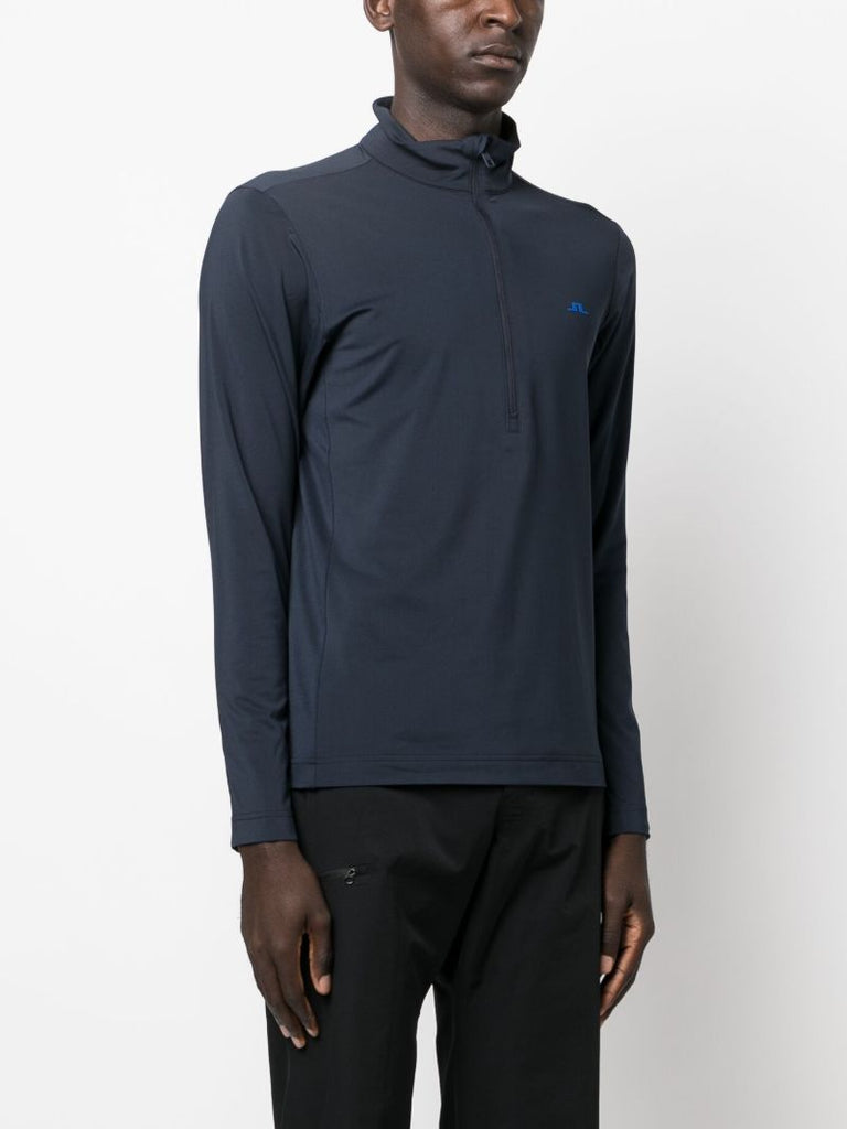 Blue Luke Half Zip Mid Layer Top