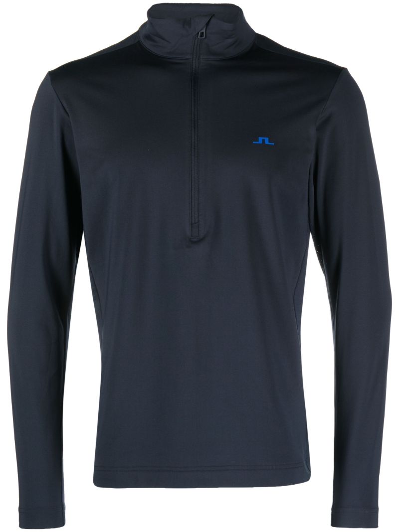 Blue Luke Half Zip Mid Layer Top