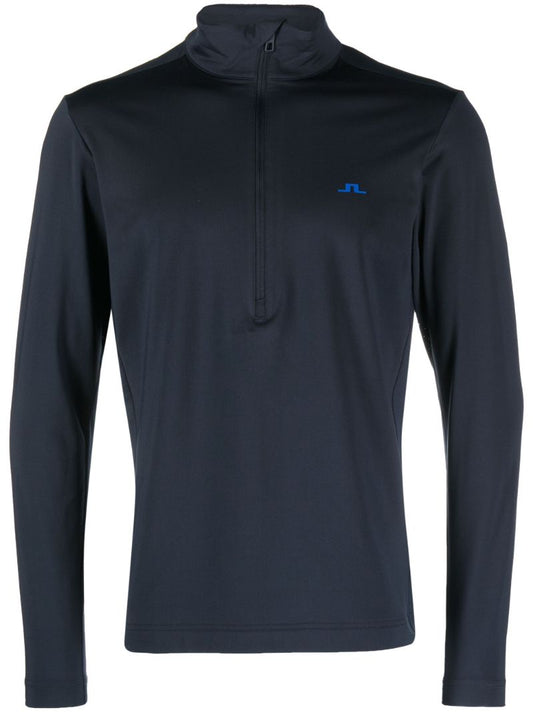 Blue Luke Half Zip Mid Layer Top