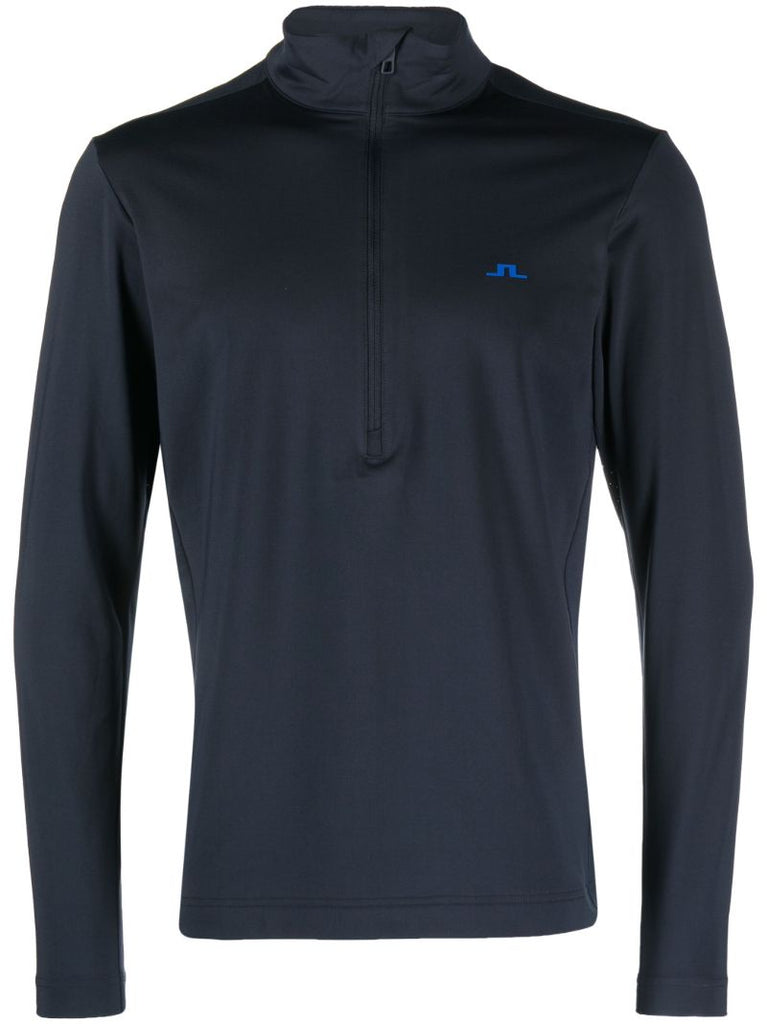 Blue Luke Half Zip Mid Layer Top