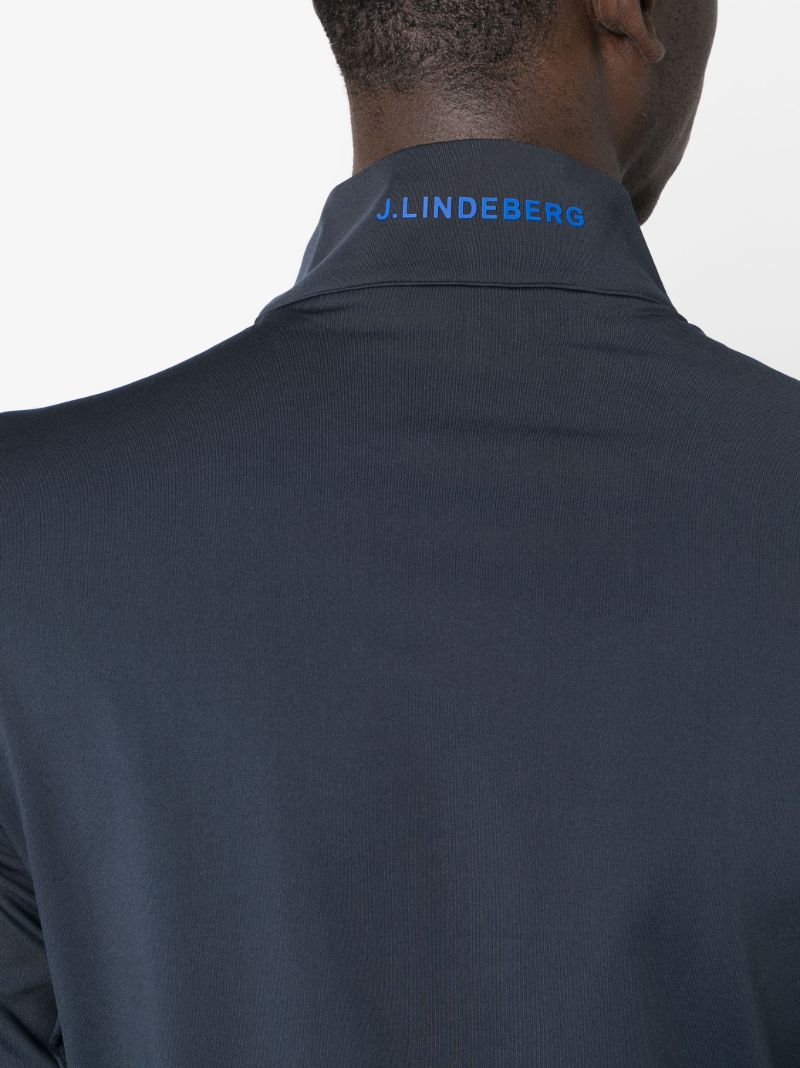 Blue Luke Half Zip Mid Layer Top