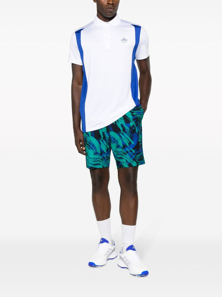Blue Eloy Printed Golf Shorts