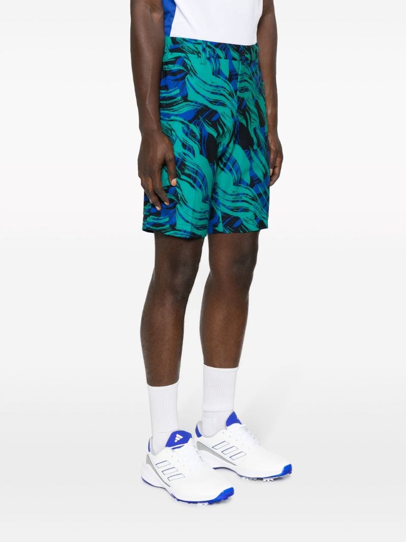 Blue Eloy Printed Golf Shorts