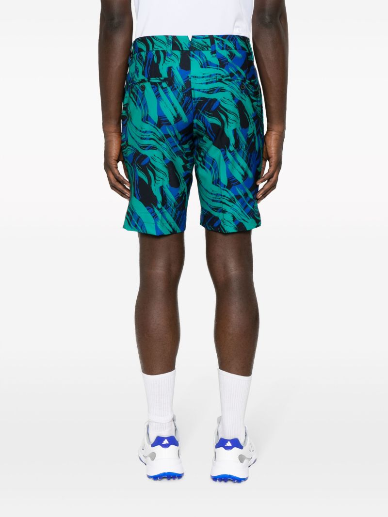 Blue Eloy Printed Golf Shorts