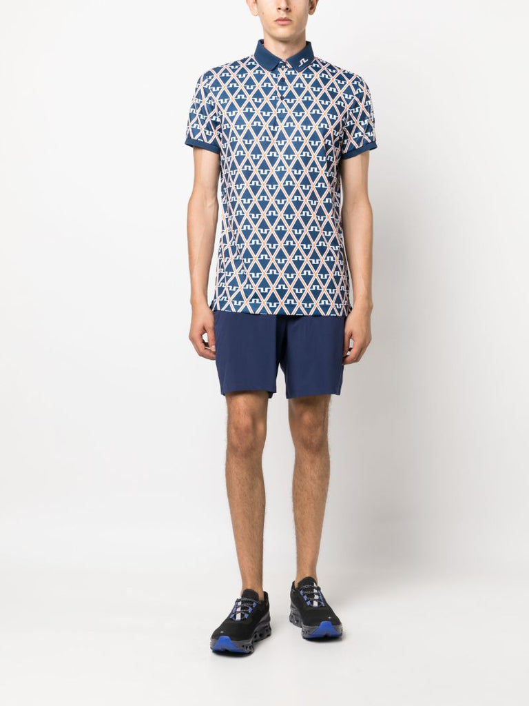 Blue Tour Tech Polo Shirt