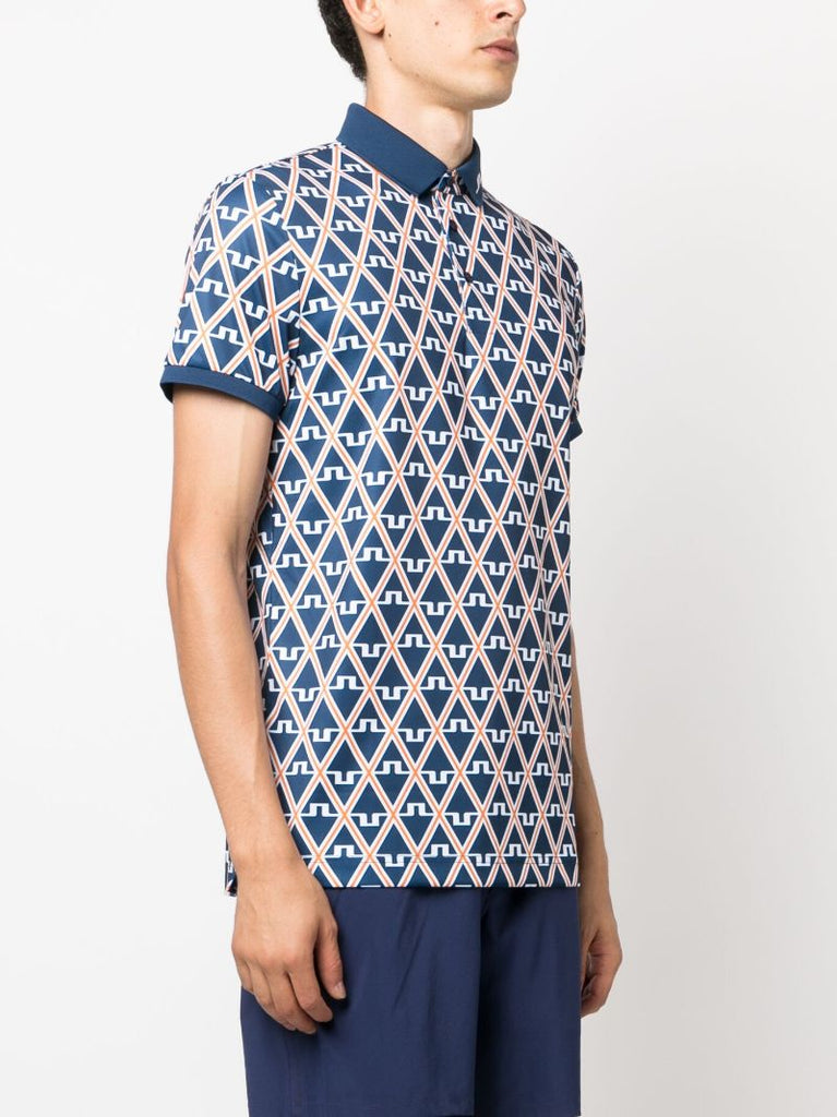 Blue Tour Tech Polo Shirt