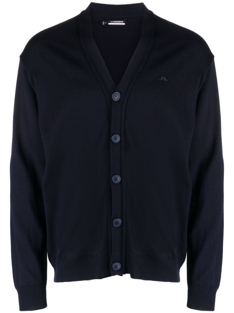 Blue Lucas Merino Wool Cardigan