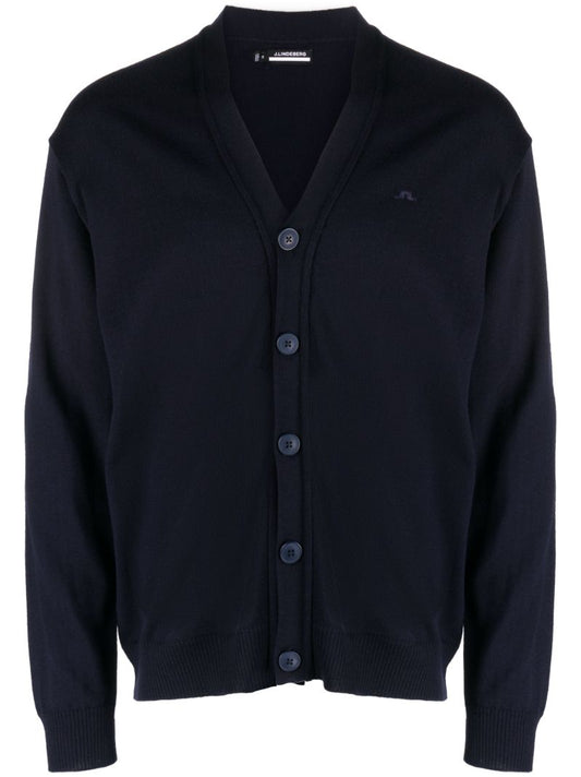Blue Lucas Merino Wool Cardigan