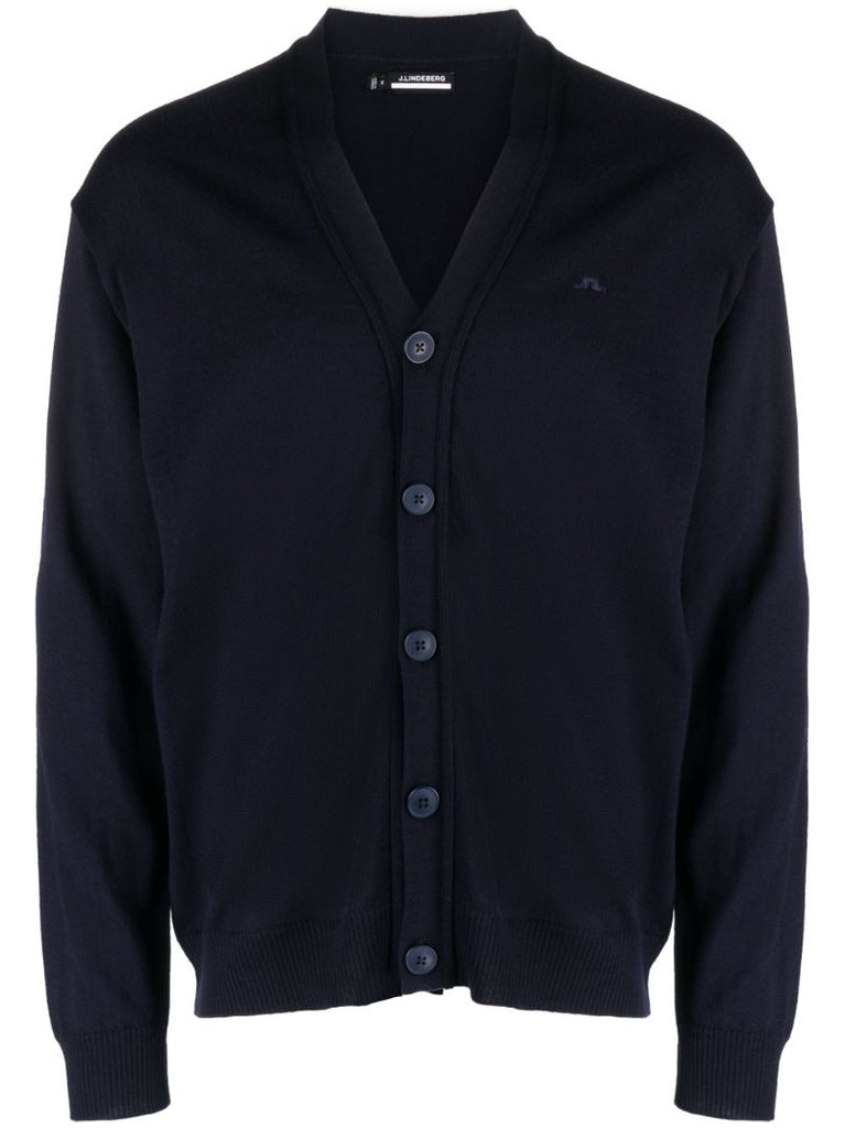 Blue Lucas Merino Wool Cardigan