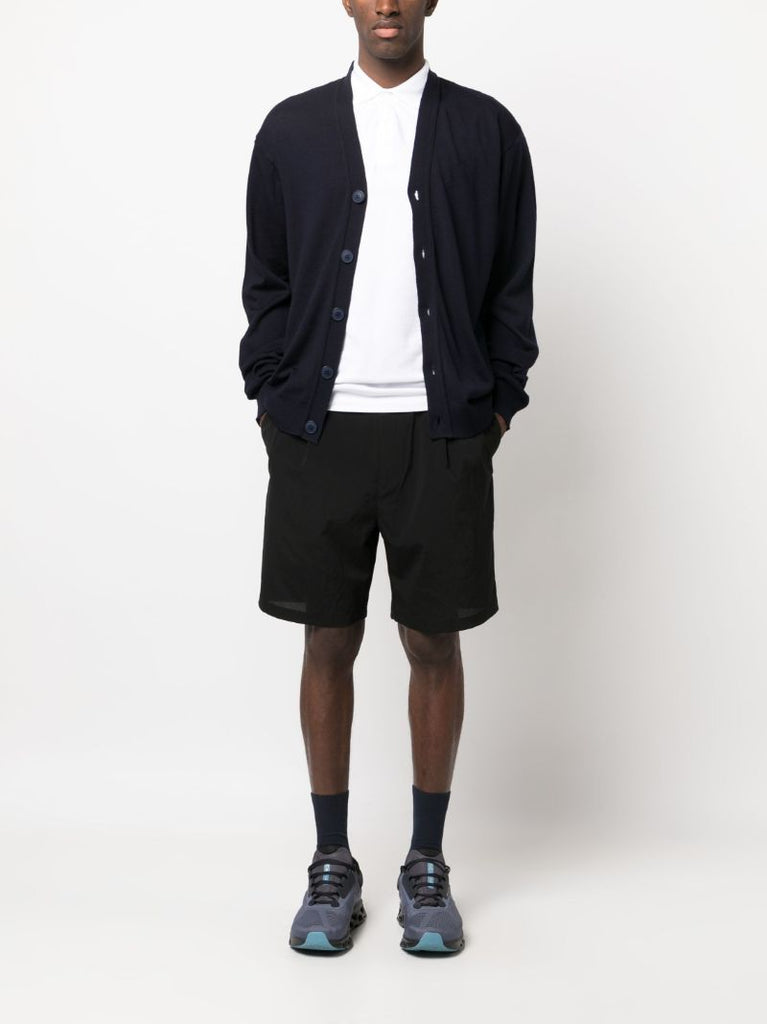Blue Lucas Merino Wool Cardigan