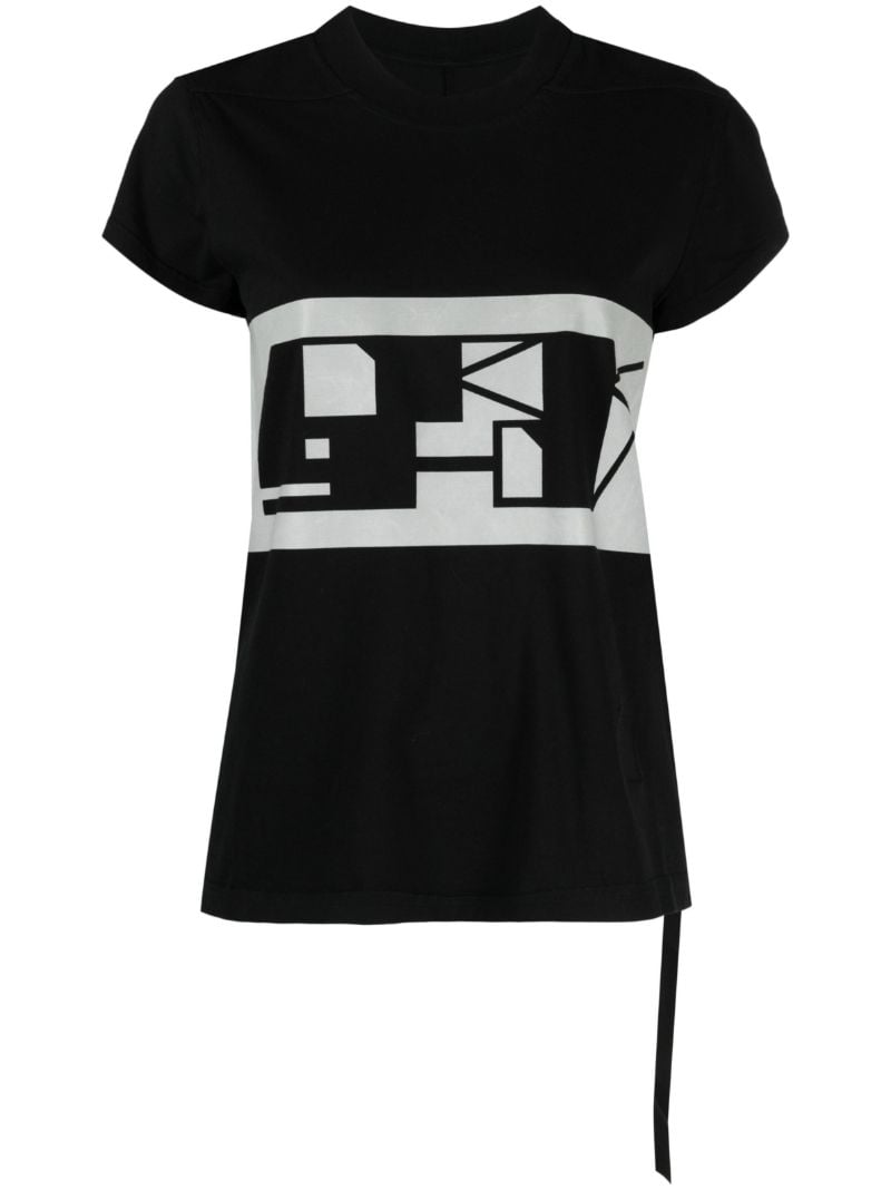 Black Logo-print Cotton T-shirt