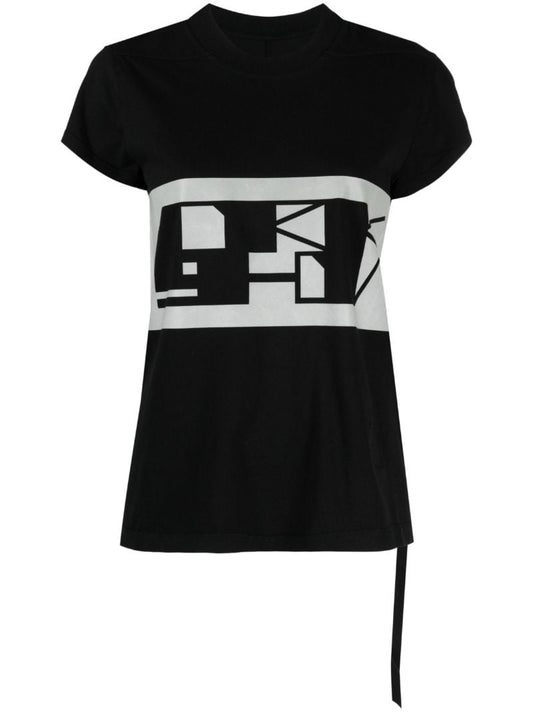 Black Logo-print Cotton T-shirt