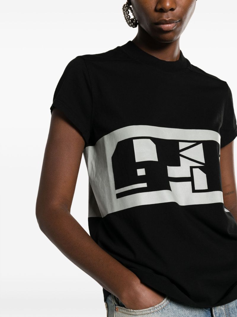 Black Logo-print Cotton T-shirt