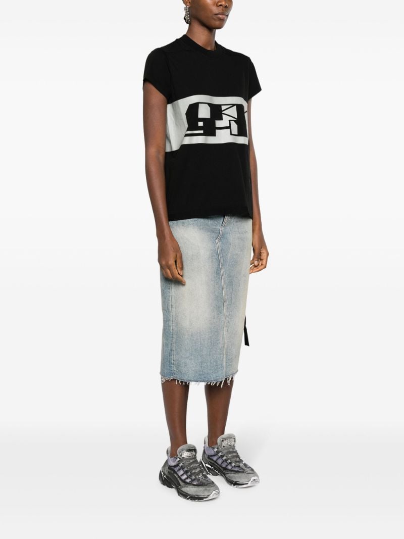 Black Logo-print Cotton T-shirt