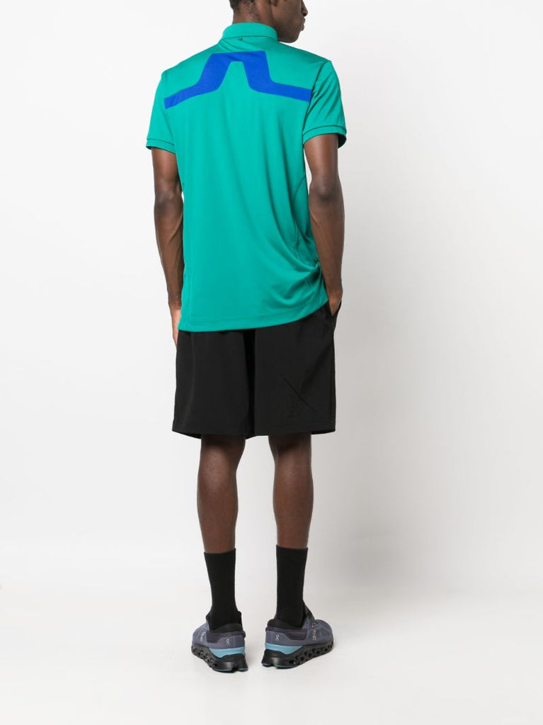 Green Kv Logo-embroidered Polo Shirt