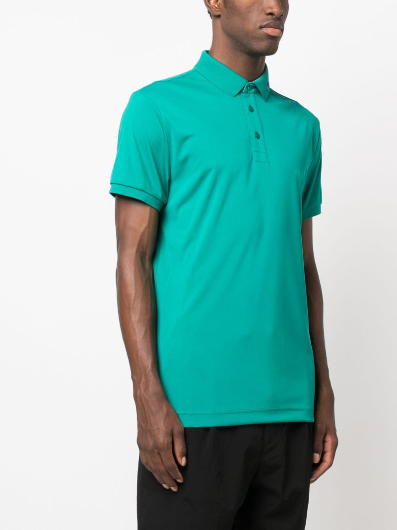 Green Kv Logo-embroidered Polo Shirt