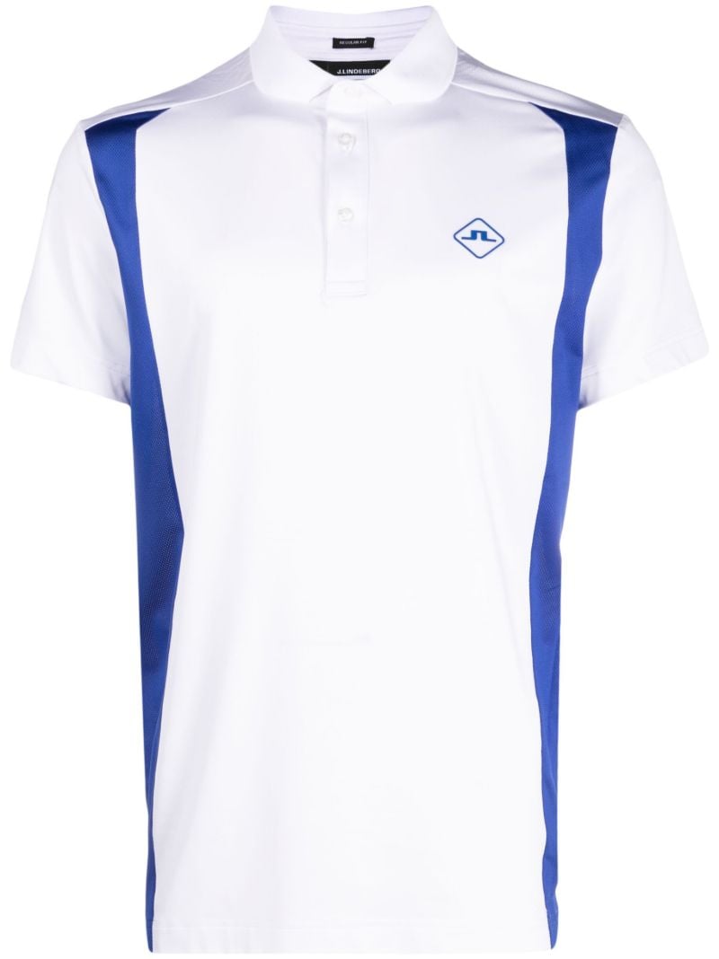 White Freddy Striped Polo Shirt