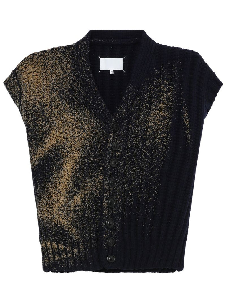 Blue Sandstorm Vest Cardigan