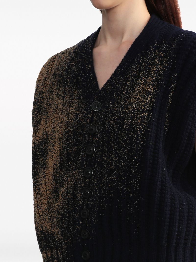 Blue Sandstorm Vest Cardigan