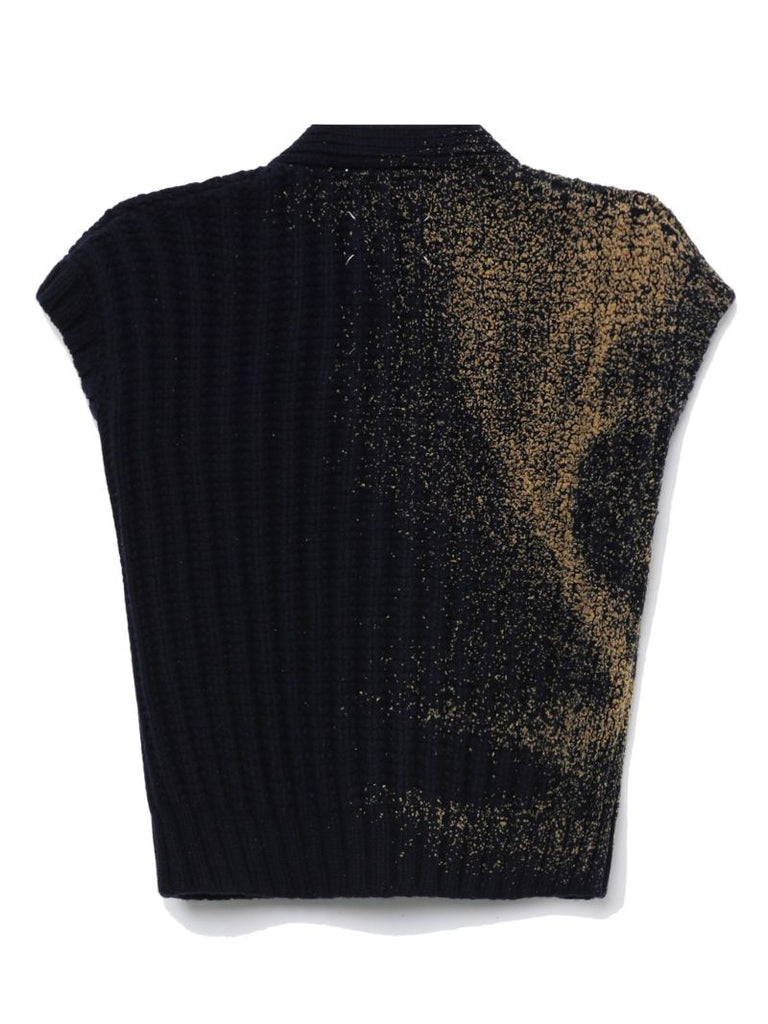 Blue Sandstorm Vest Cardigan