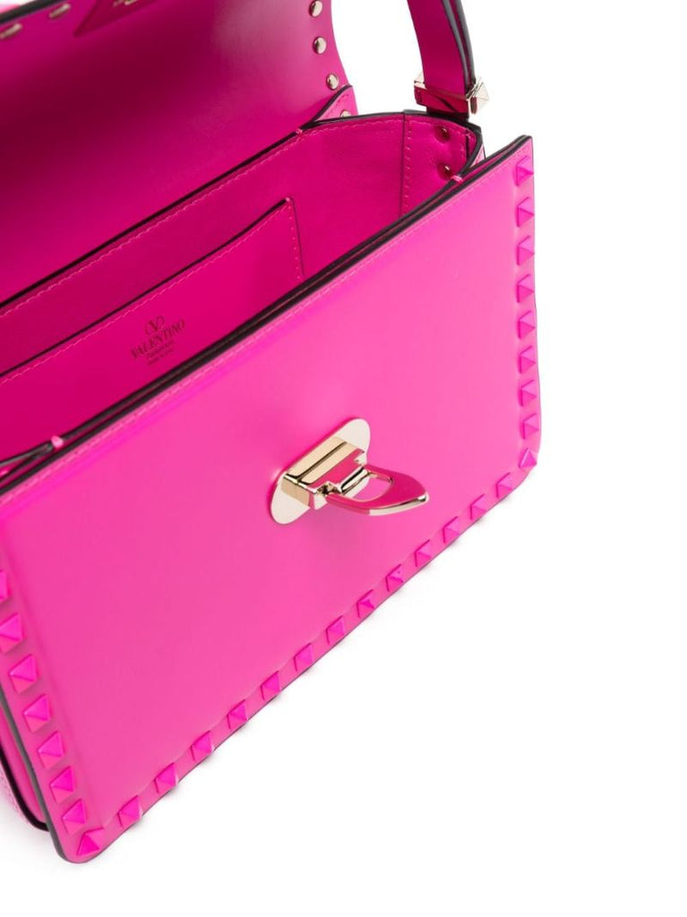 Pink Rockstud23 Shoulder Bag