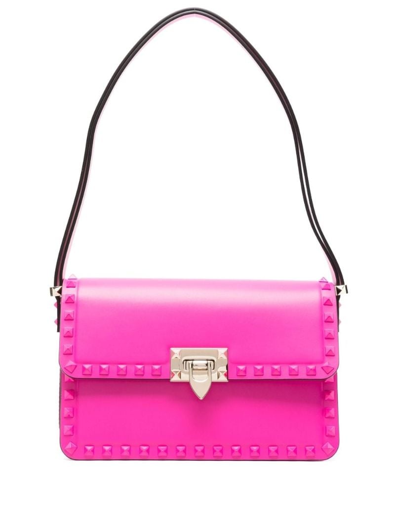 Pink Rockstud23 Shoulder Bag