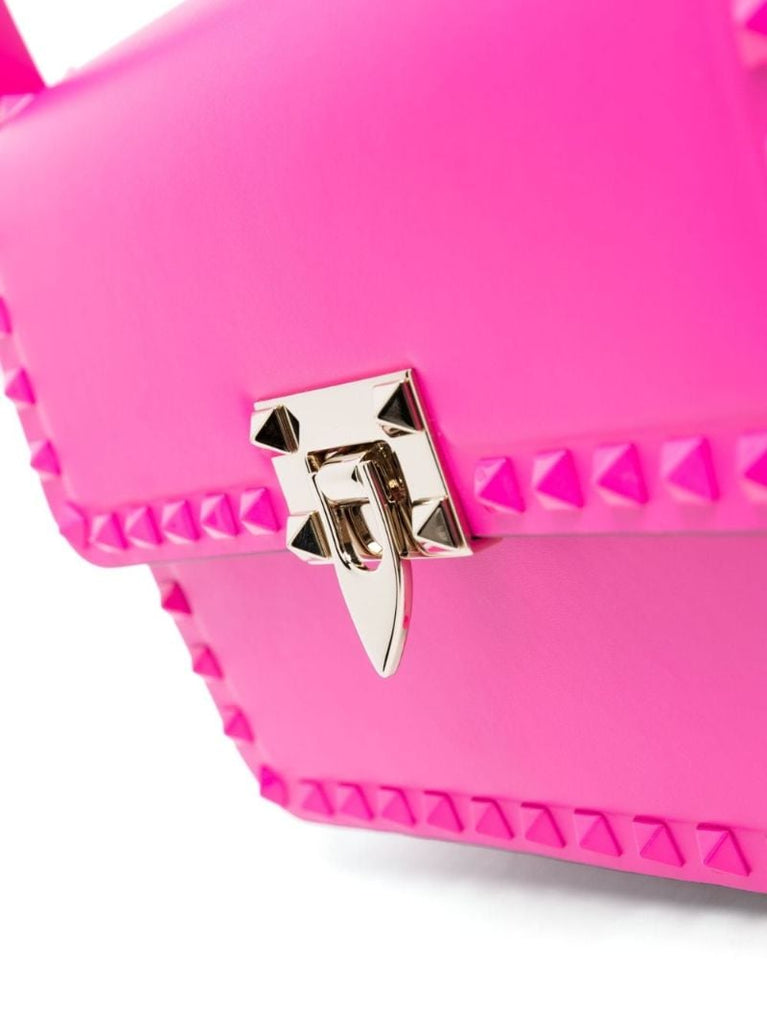 Pink Rockstud23 Shoulder Bag