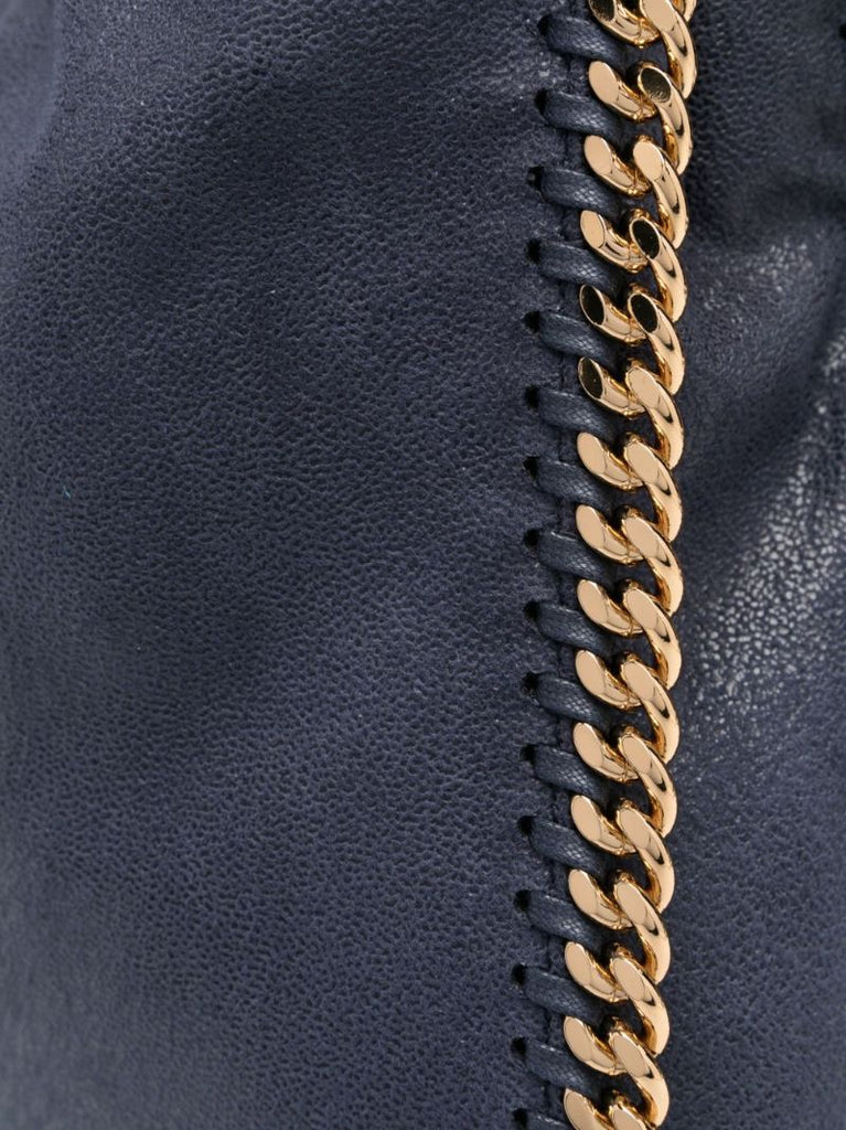 Blue Falabella Chain-link Tote Bag