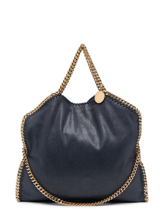 Blue Falabella Chain-link Tote Bag