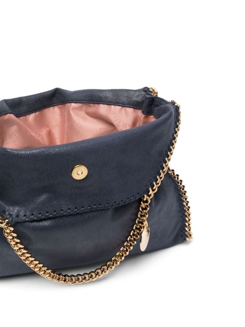 Blue Falabella Chain-link Tote Bag