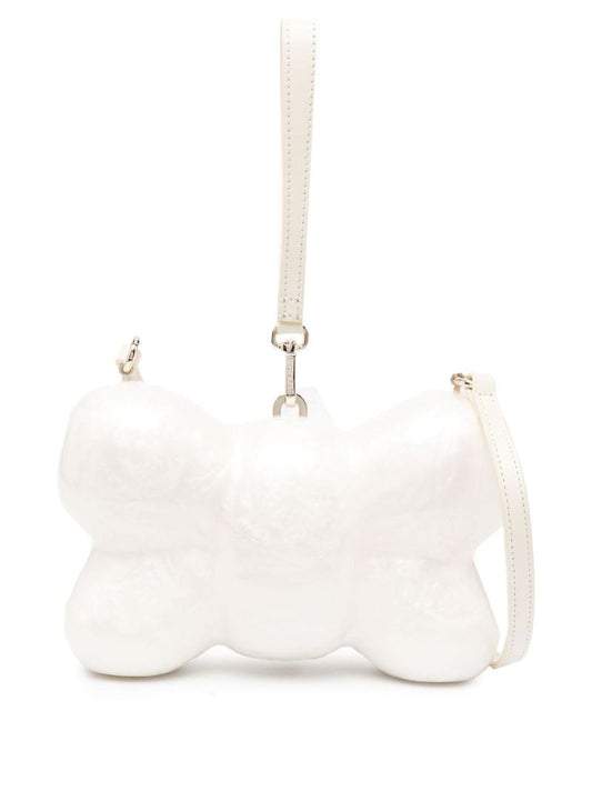 White Bow Mini Bag