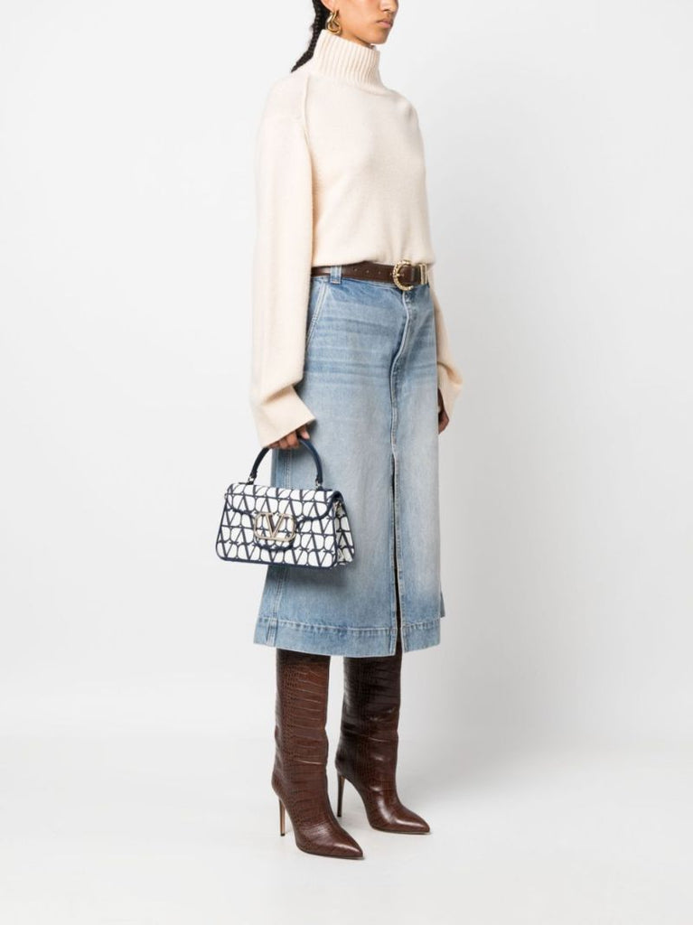 Blue Toile Iconographe Top Handle Bag