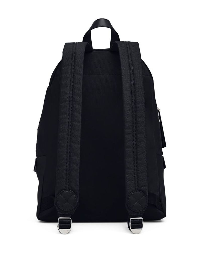 Black the Biker Logo Patch Backpack