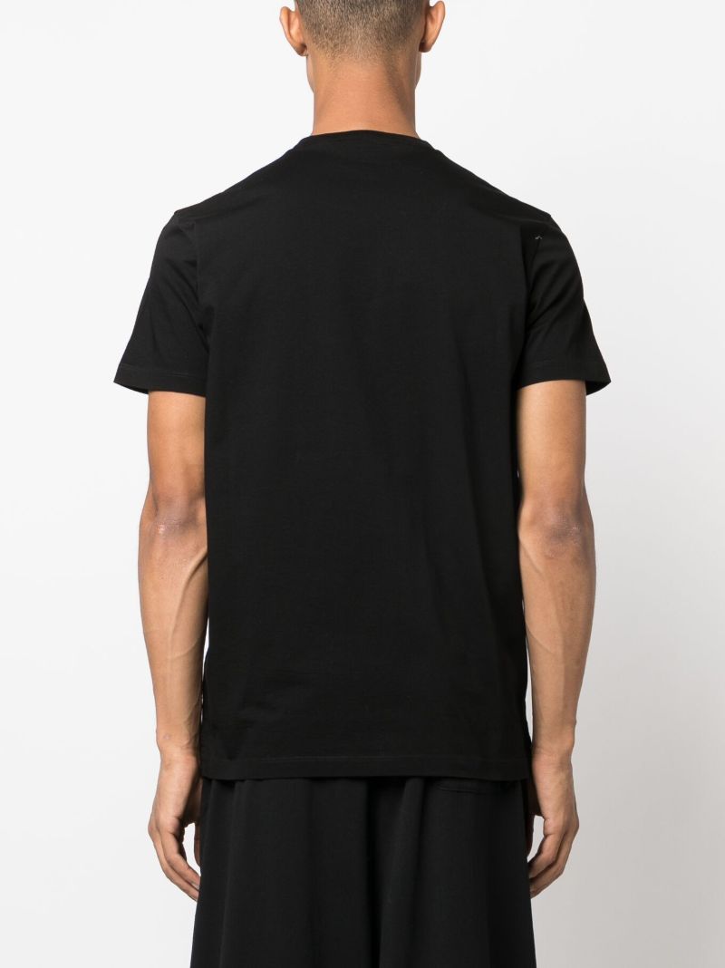 Black Graphic-print T-shirt