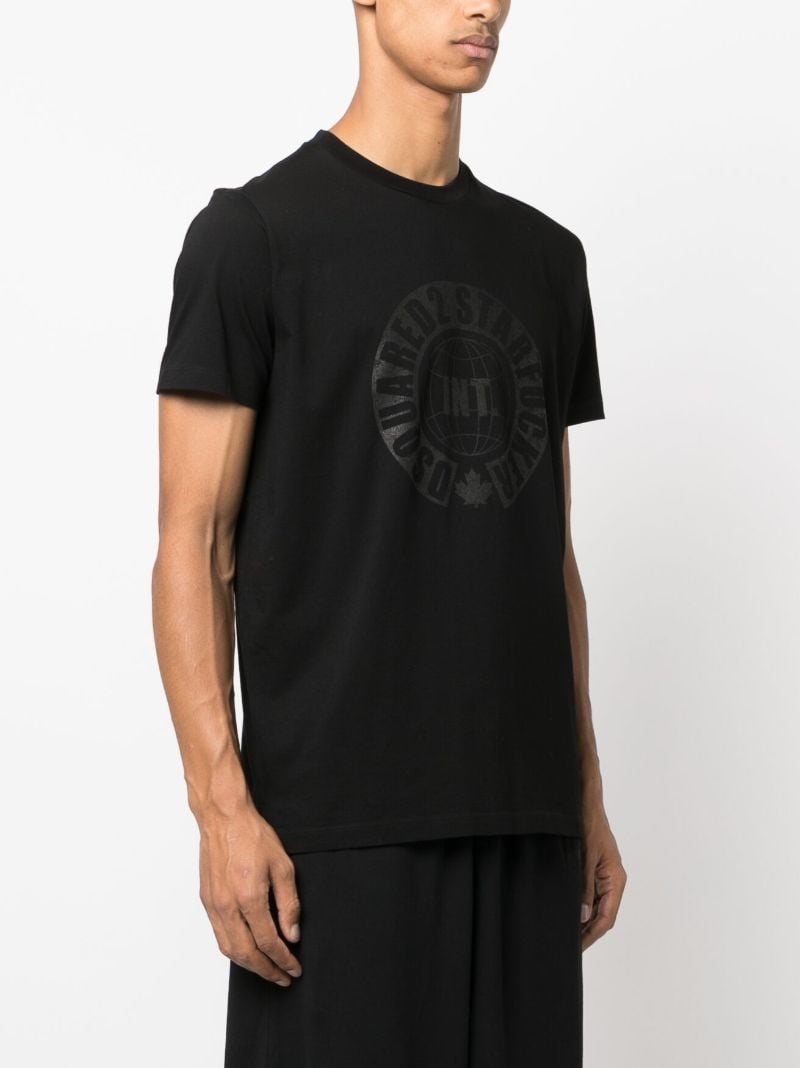 Black Graphic-print T-shirt