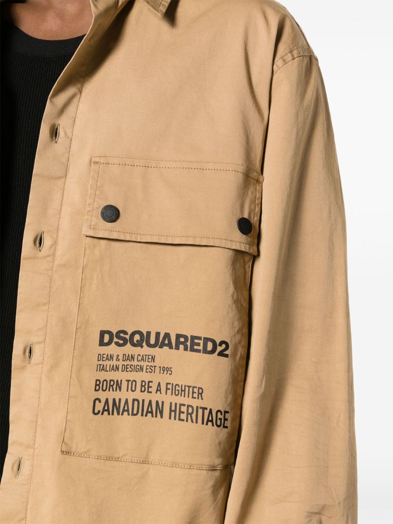 Neutral Utility Cotton Shirt