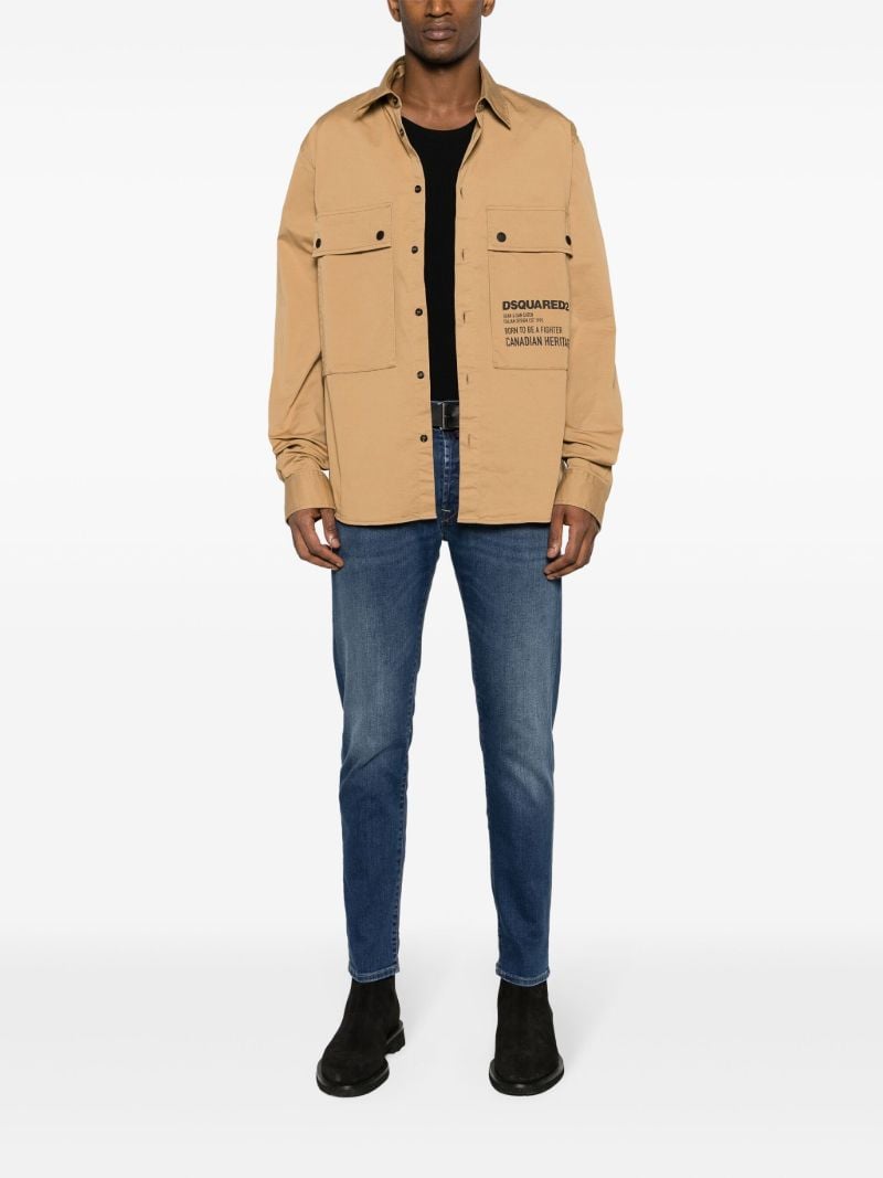 Neutral Utility Cotton Shirt