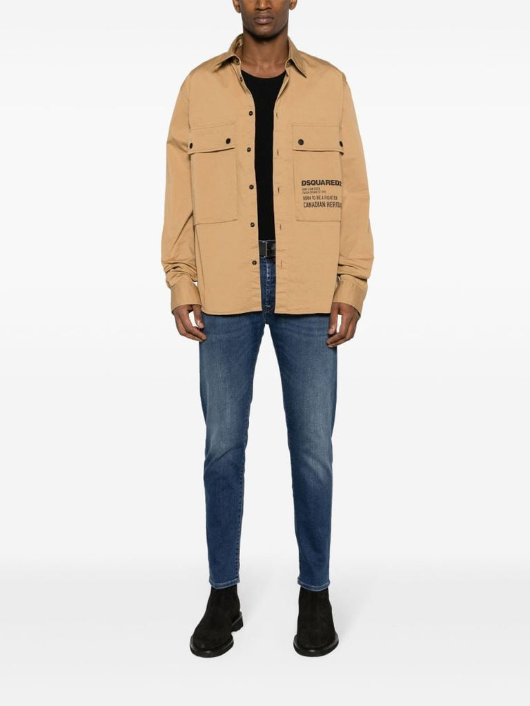 Neutral Utility Cotton Shirt