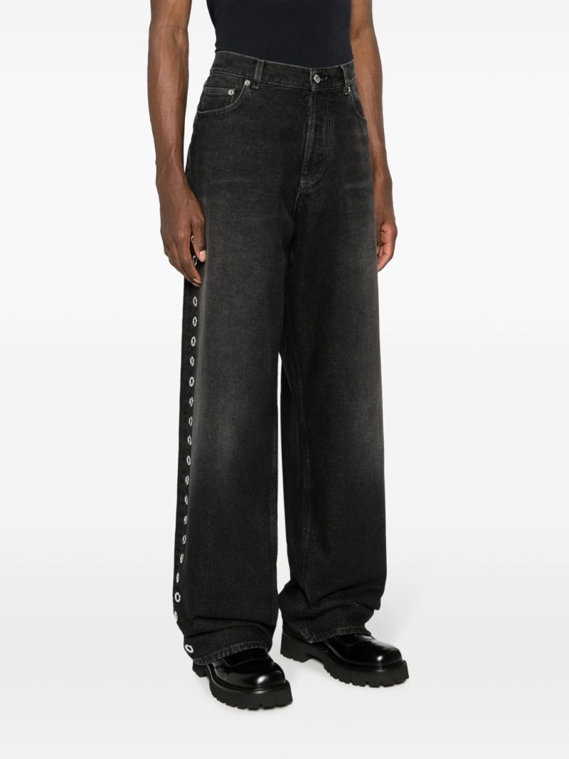 Grey Wide-leg Jeans