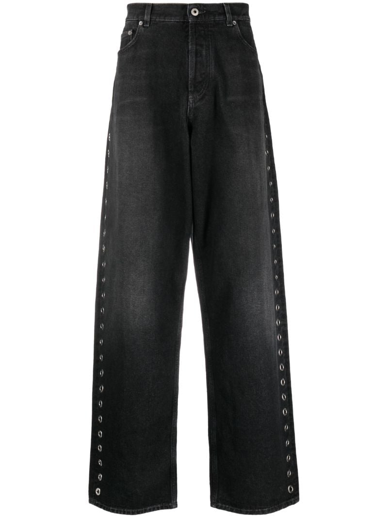 Grey Wide-leg Jeans
