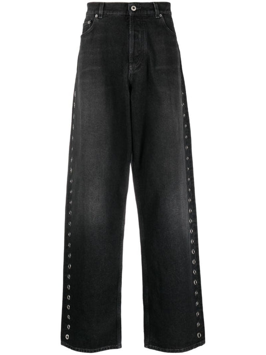 Grey Wide-leg Jeans