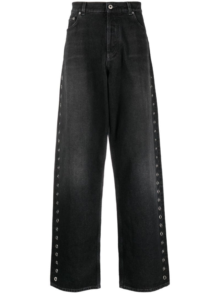 Grey Wide-leg Jeans