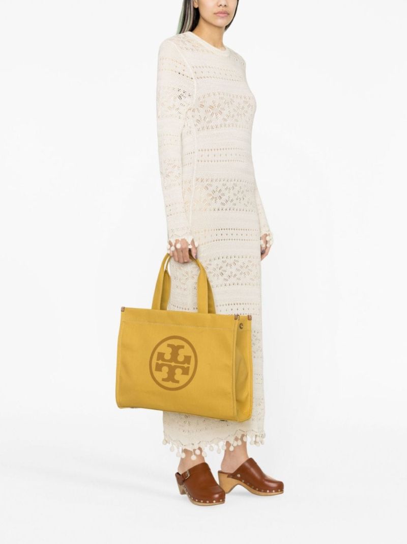 Yellow Ella Canvas Tote Bag