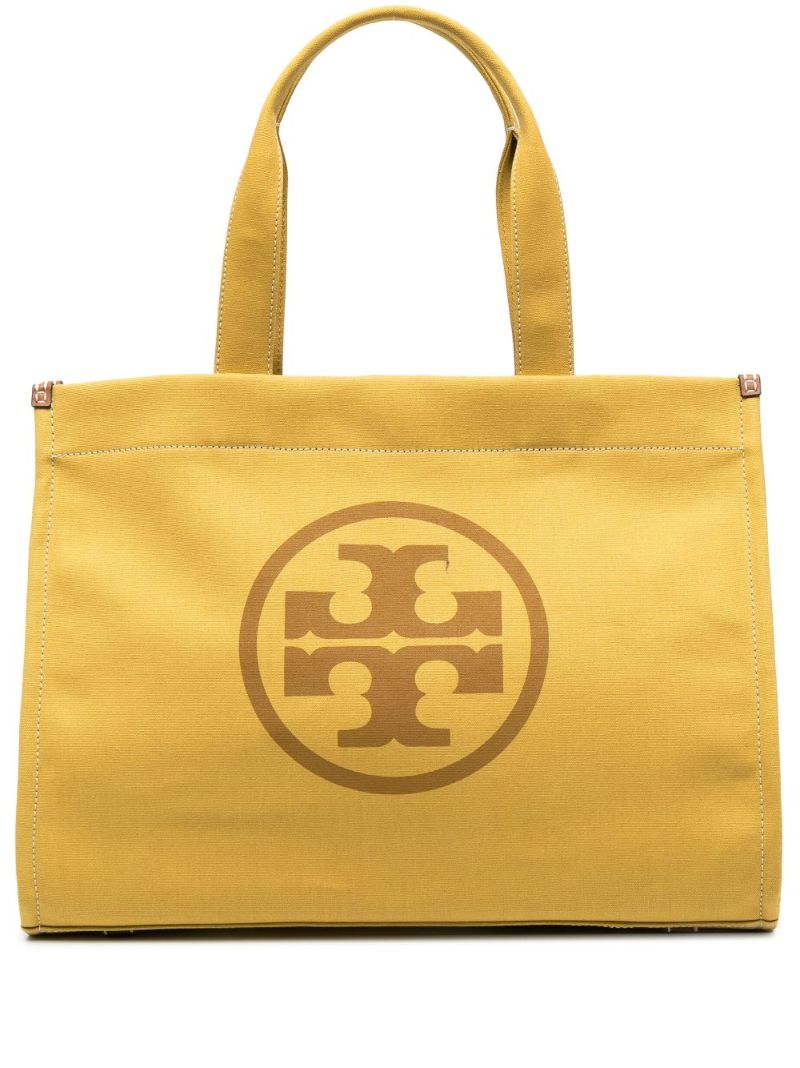 Yellow Ella Canvas Tote Bag