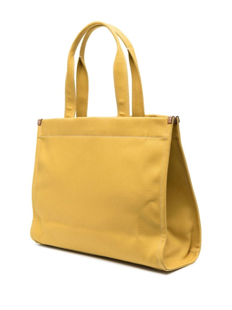Yellow Ella Canvas Tote Bag